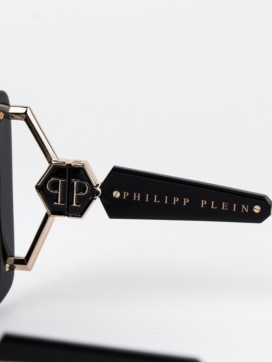 Philipp Plein Women Sunglasses Black Pink Gradient Square SPP121S 0700 main image 10